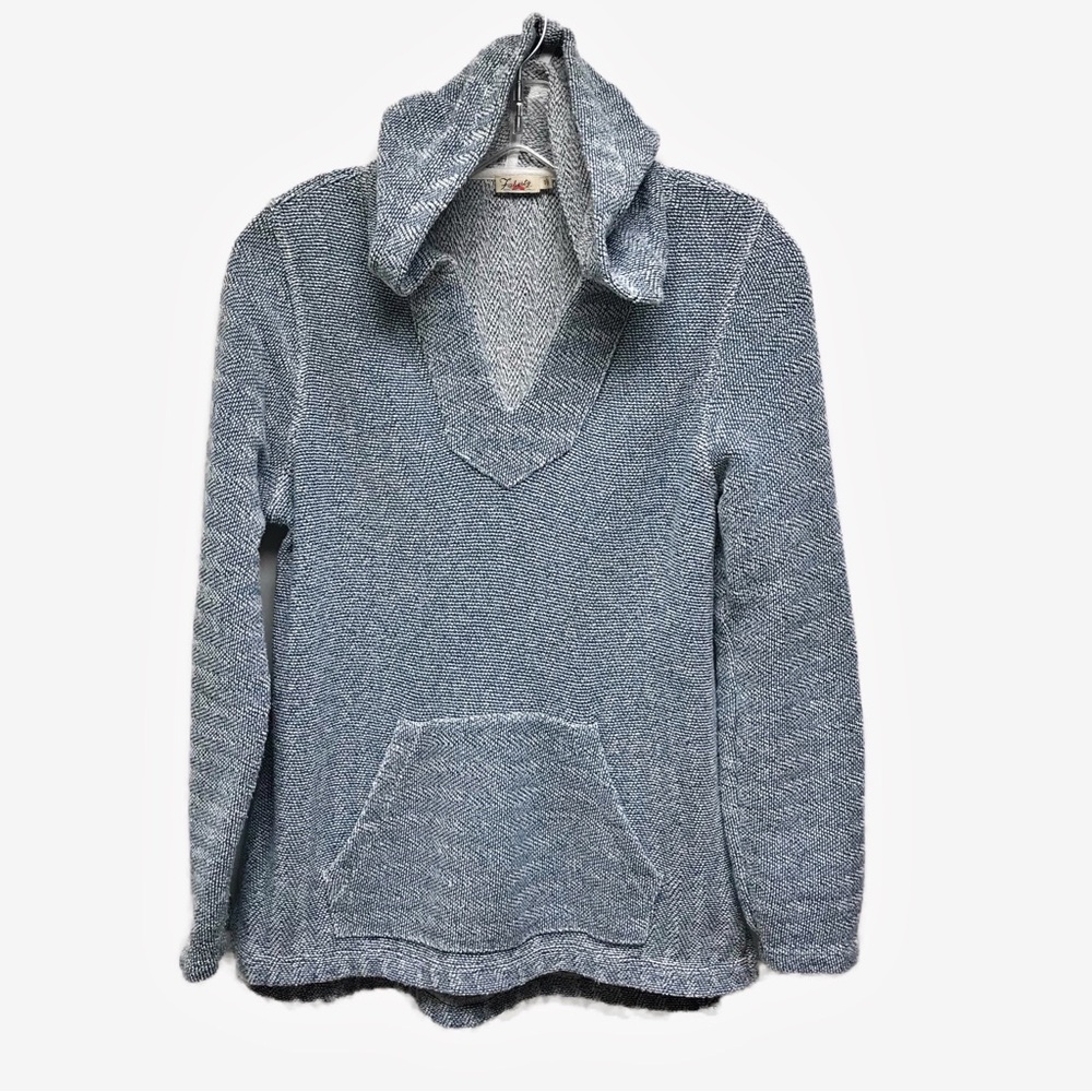 Faherty Beach Whitewater French Terry Hoodie Size Small
